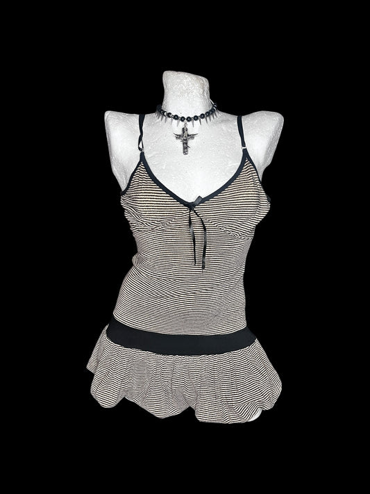 dark schoolgirl energy dress #9752