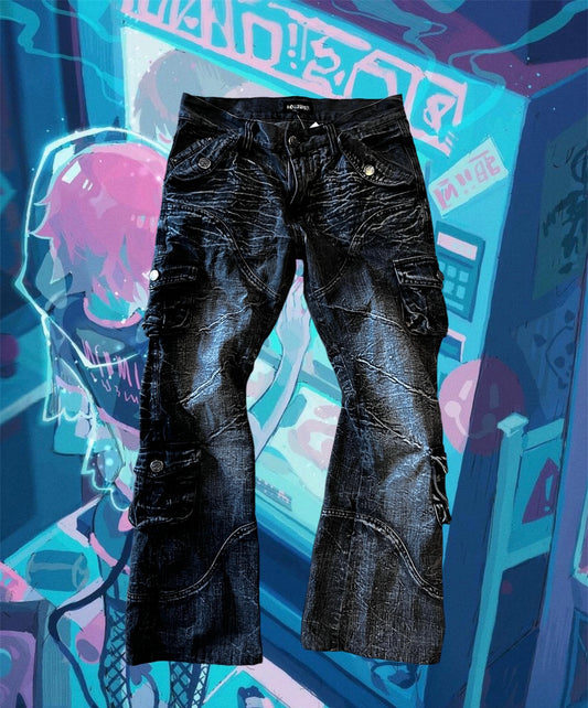 Lowbox Japanese Bondage Cargo Jeans
