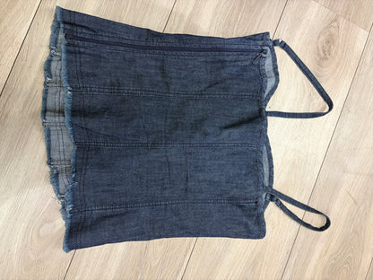 Rocca Jeans Denim Corset Top #13318