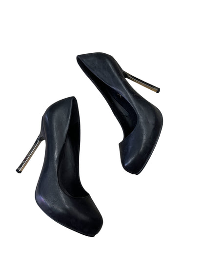 Aldo Leather Metal Heel Pumps
