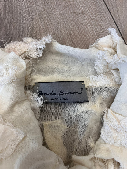 Benedetta B. Distressed Chiffon Blouse #11840