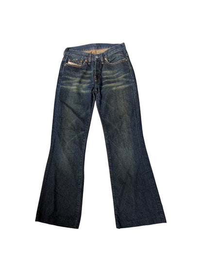 Diesel StyleLab Y2K Low-Rise Flared Jeans #13207