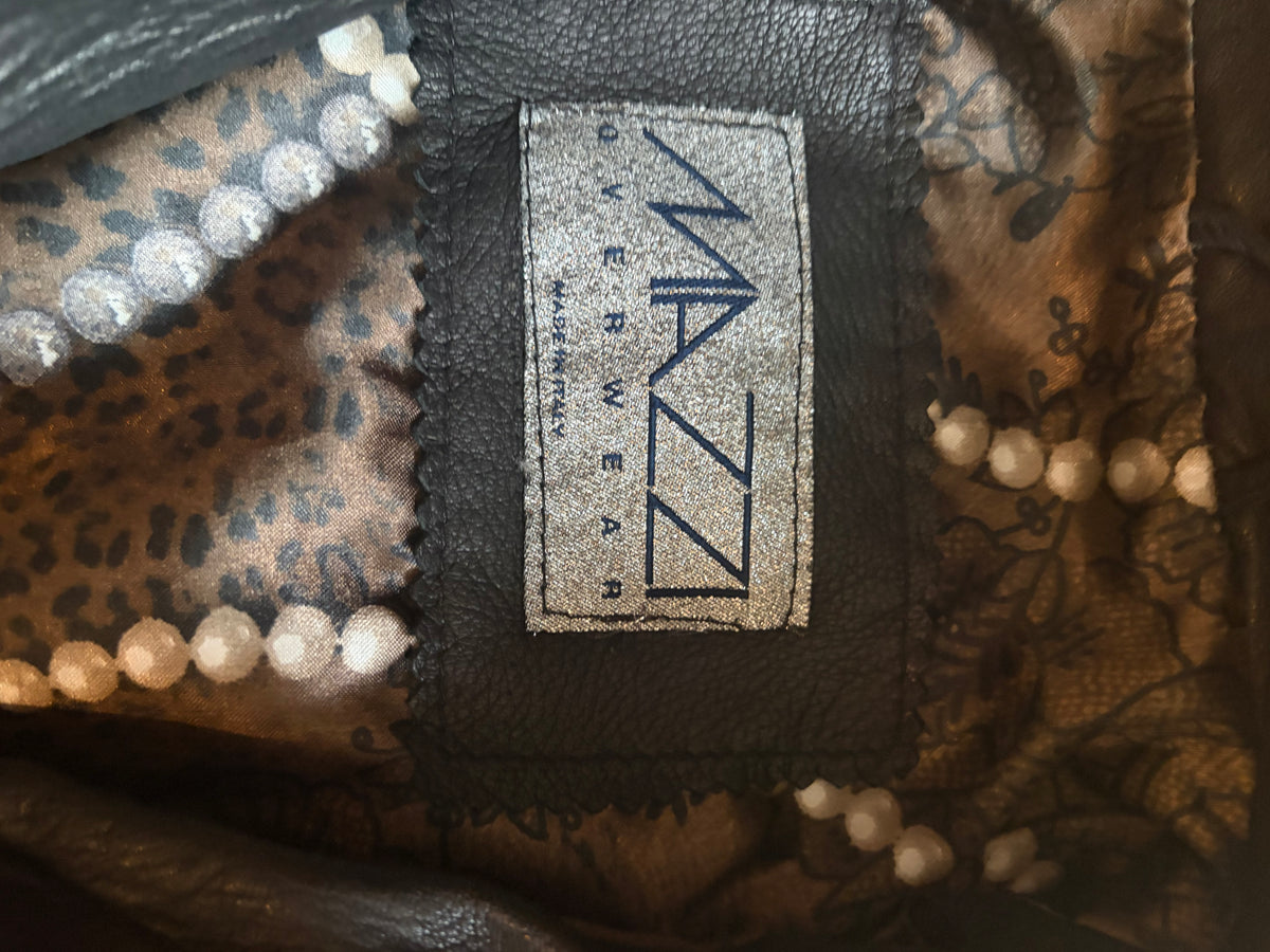 Mazzi Italian Leather Utility Jacket #13387
