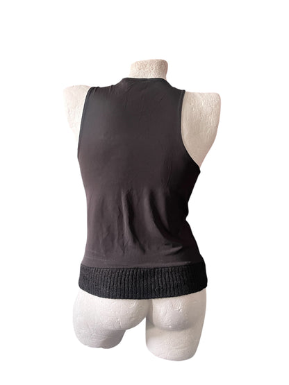 Black Drape Cowl Top #11622