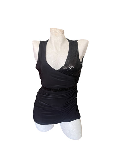 Black Evening Top #12616