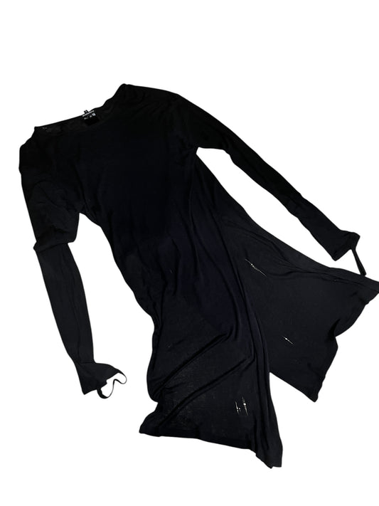 Ann Demeulemeester Layering Black Long Jumper #6699