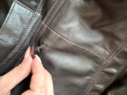 Vintage Lapo Gallery Leather Jacket #11187