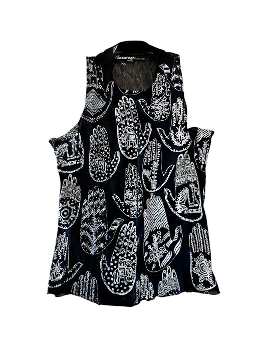 Miss Sixty Graphic Mesh Tank #7872
