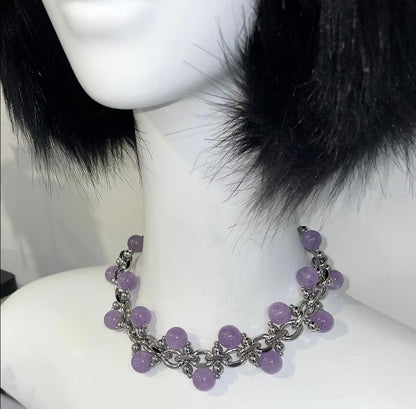 Misty Amethyst choker 666999 #9934