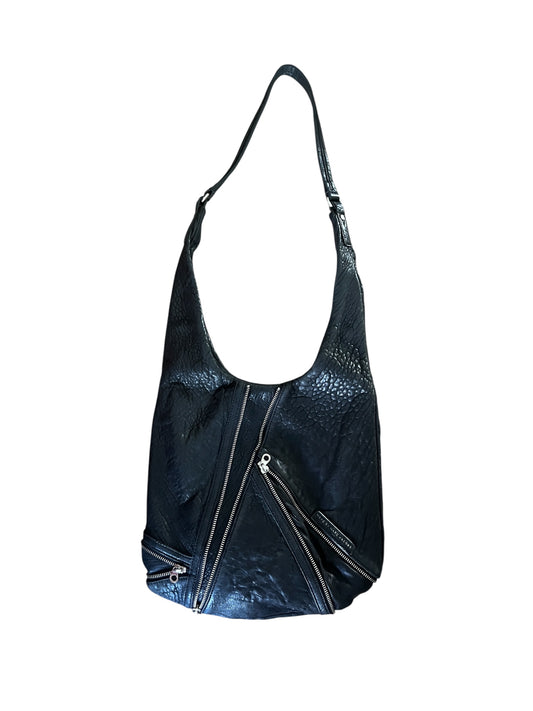 Marc Jacobs Black Zipper Shoulder Bag #9242