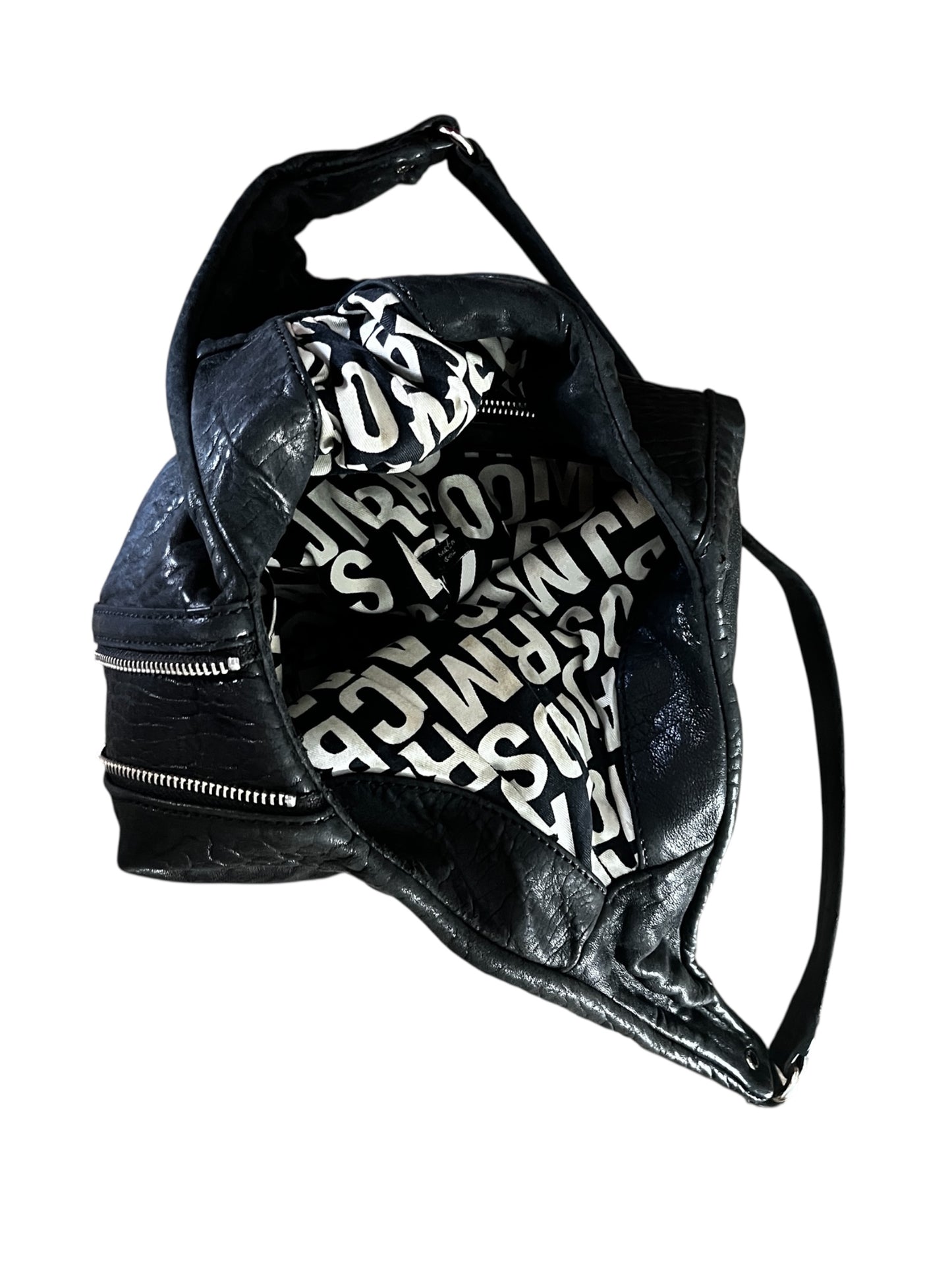 Marc Jacobs Black Zipper Shoulder Bag #9242