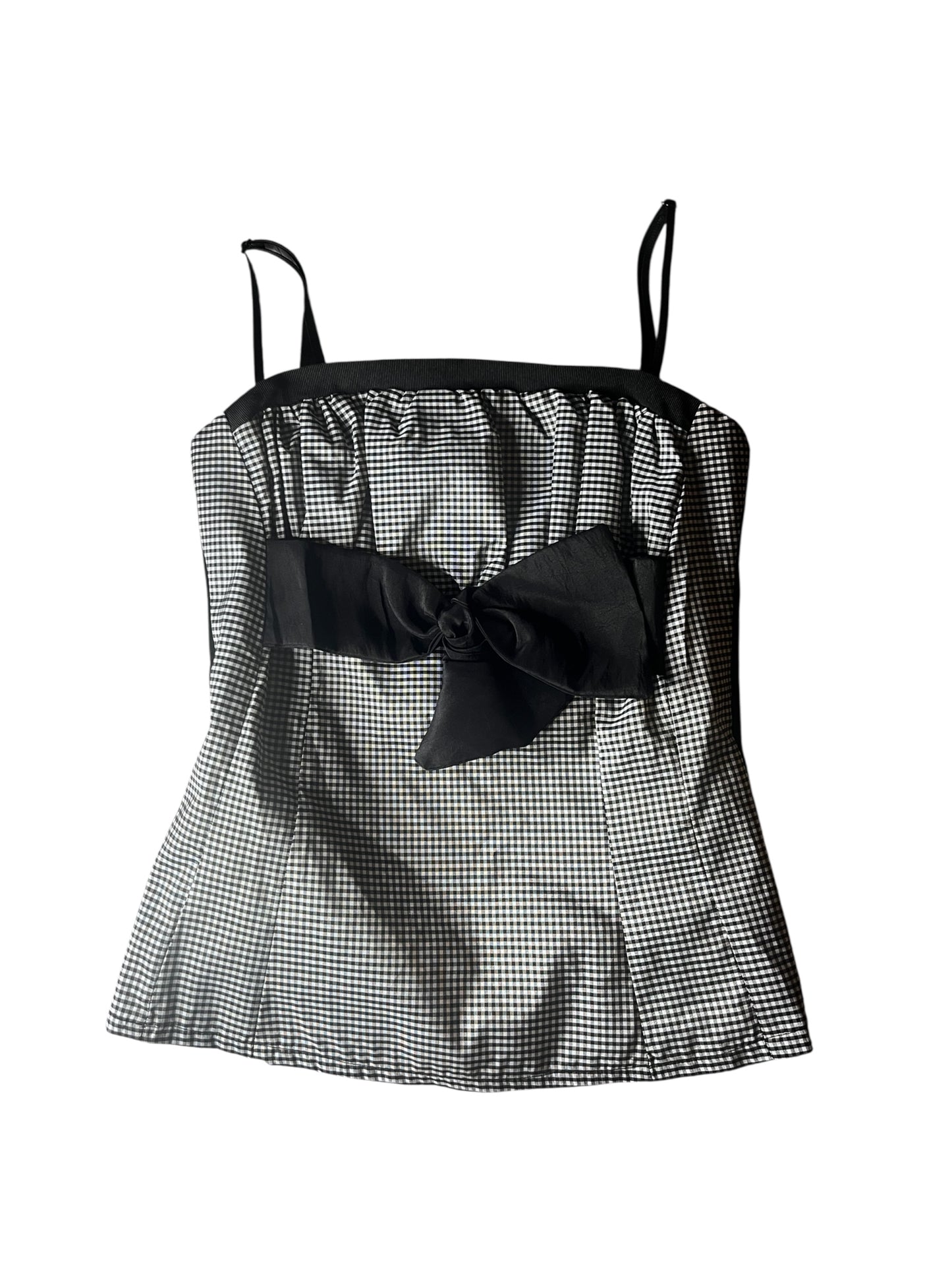 Y2K Bow Corset Top #9253