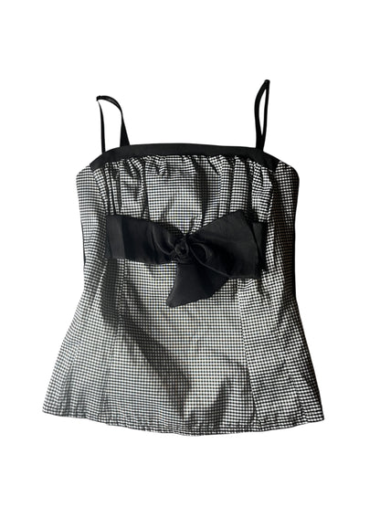 Y2K Bow Corset Top #9253