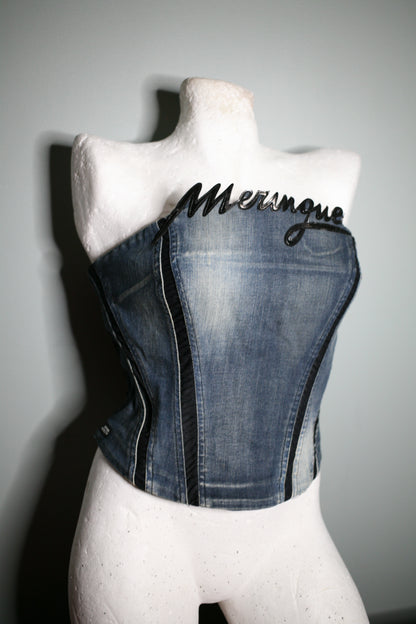 Miss Sixty Archive Denim Corset Top #11097