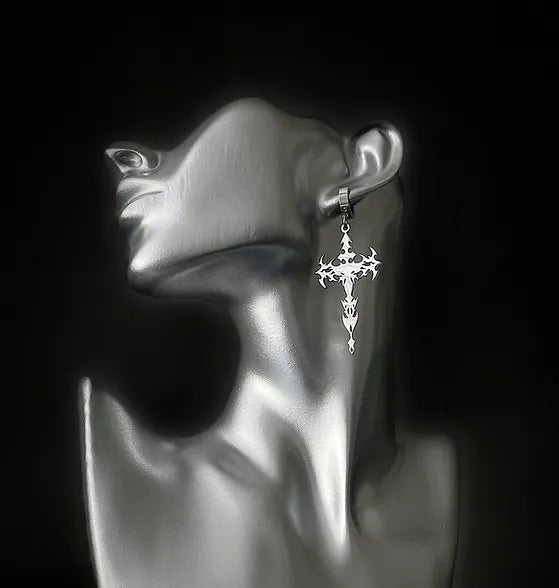 666999 Cyber Cross” earrings #2580 – Xaki vintage 666999 Cyber Cross” earrings #2580 – Xaki vintage
