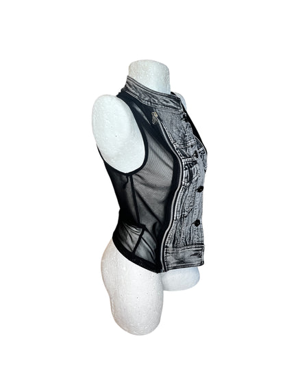 2000s Mesh Biker Vest #8507