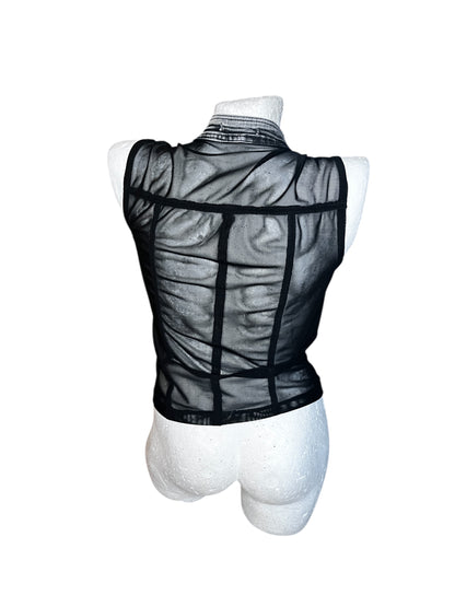 2000s Mesh Biker Vest #8507