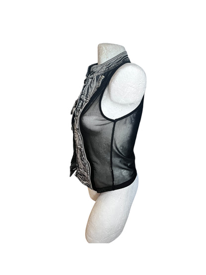 2000s Mesh Biker Vest #8507