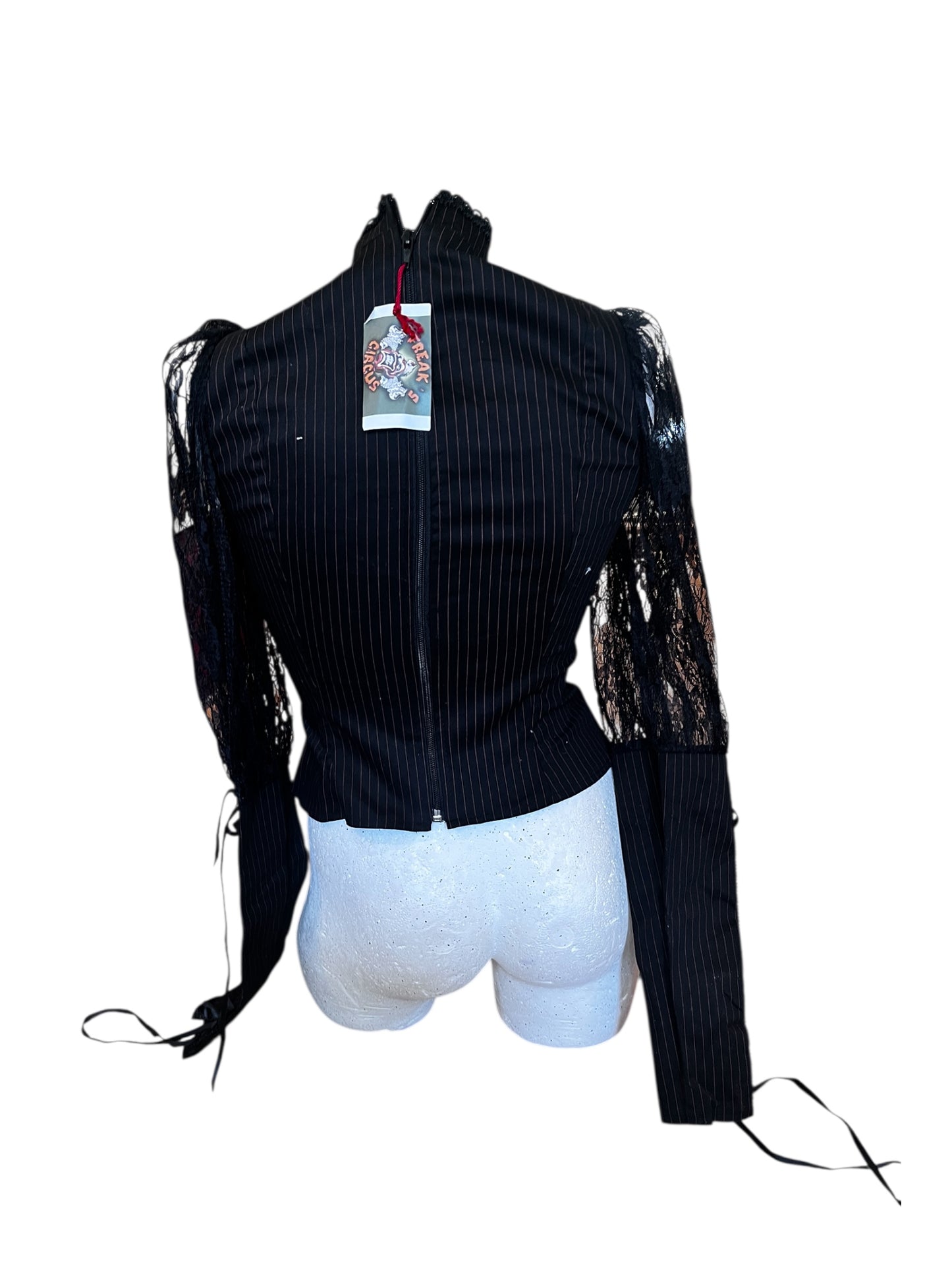 Phaze Black Lace Up Corset Top