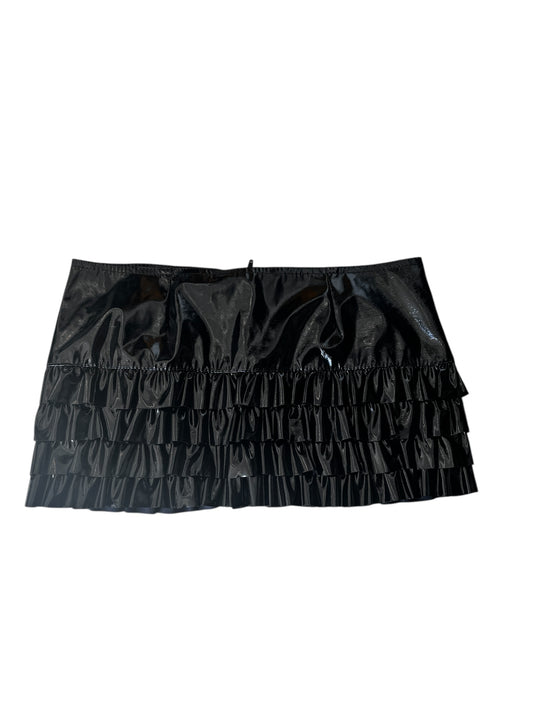 Phaze Vinyl Mini Skirt #8736