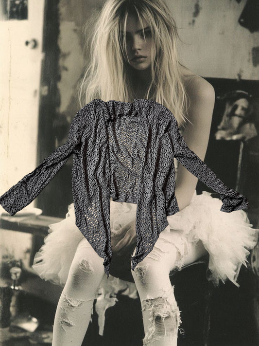 Noir Netting Top #9042