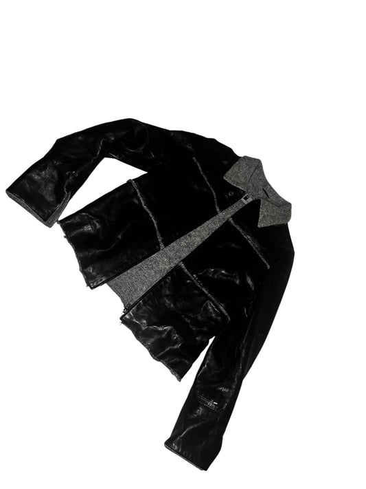 leather jacket #9186
