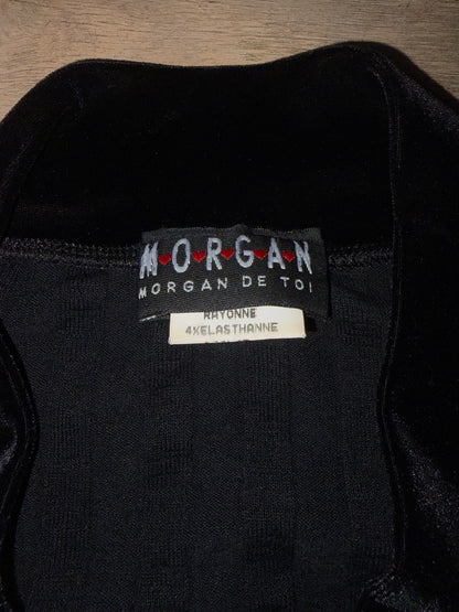 Morgan de Toi Cropped Wrap Cardigan #13780