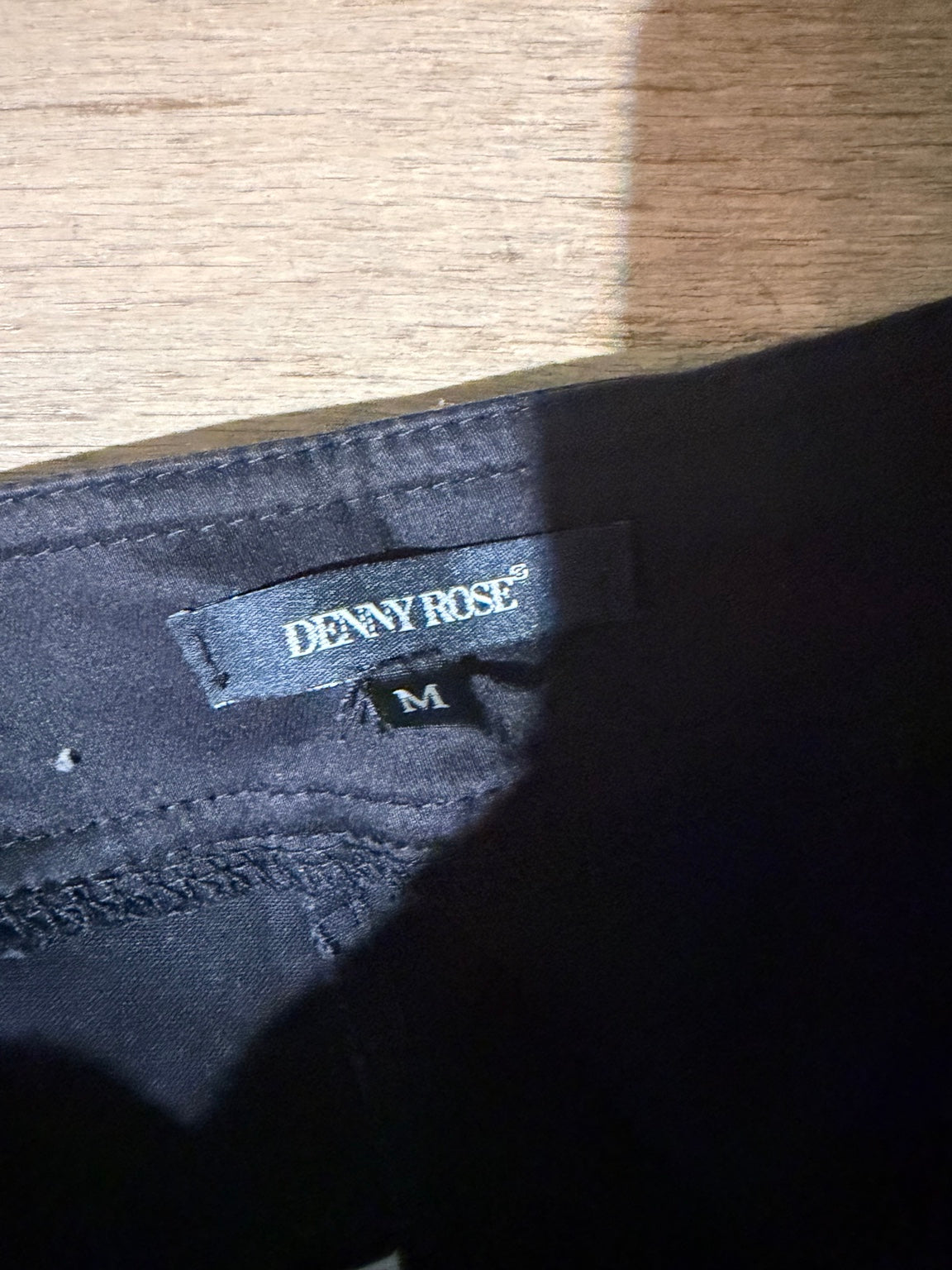 Denny Rose Black Utility Trousers #13779
