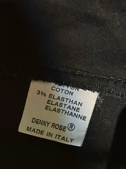 Denny Rose Black Utility Trousers #13779