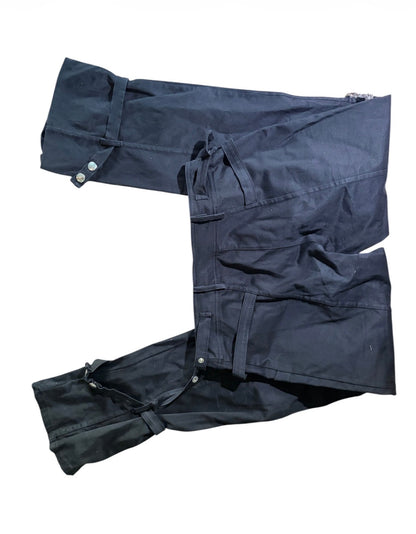 Denny Rose Black Utility Trousers #13779