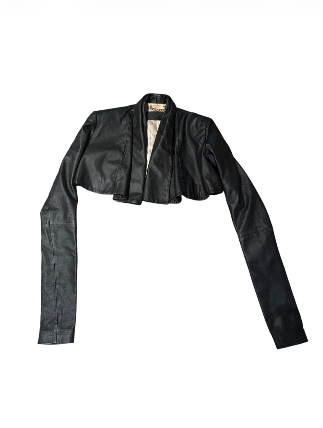 Elisabetta Franchi black cropped bolero jacket