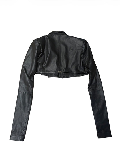 Elisabetta Franchi black cropped bolero jacket