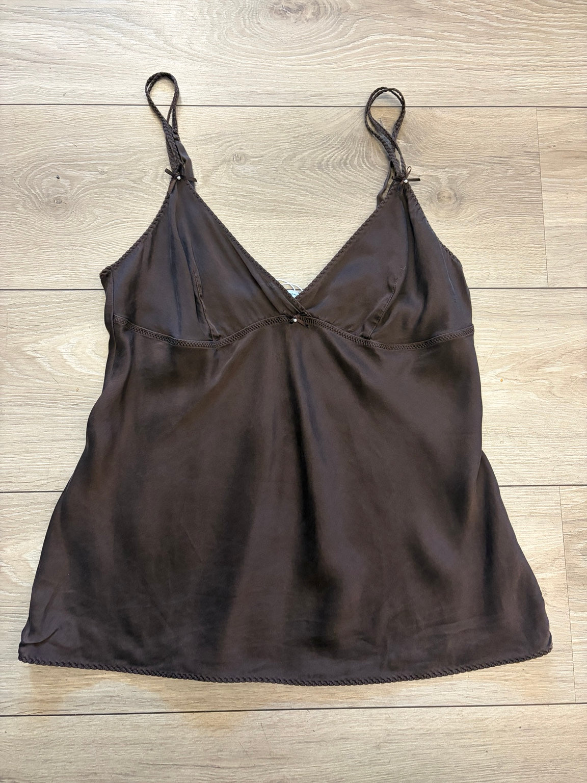 Intimissimi brown camisole flat lay