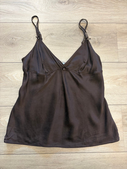 Intimissimi brown camisole flat lay