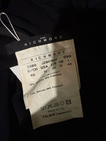 John Richmond label and material details