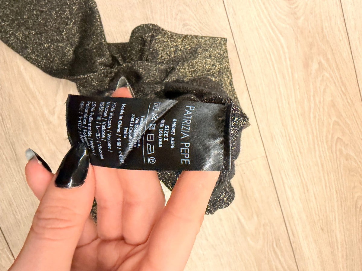 Fabric and size label