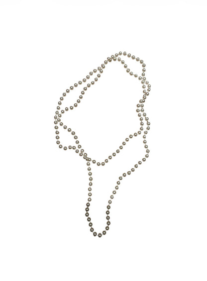 Extra Long Faux Pearl Necklace #13800