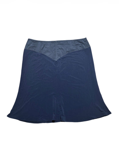 Versace Jeans Couture navy skirt with V-shaped waist panel